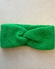 opaski do włosów Opaska z alpaki i jedwabiu i moheru zielona 1