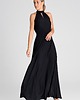 sukienki maxi damskie Elegancka rozkloszowana sukienka maxi halter bez rękawów na imprezę - M945 2