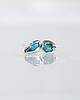 kolczyki pozłacane Kolczyki Sztyfty Opal Niebieski 2