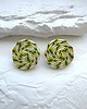kolczyki soutache Kolczyki koła ręcznie robione  1