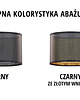 kinkiety Czarny kinkiet do salonu w stylu glamour MODENA AŻUR ze złotymi elementami 4