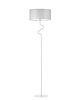lampy podłogowe Elegancka lampa stojąca do salonu MORONI z abażurem 40 cm 5