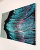 obrazy QUEEN OF THE NIGHT 60x90 Ręcznie malowany Duży obraz Abstrakcja do salonu 3
