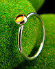 pierścionki srebrne Pierścień Drobinek - Cytryn Srebro 4mm 6