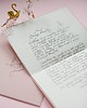 zaproszenia i kartki na ślub Personalizowany list miłosny kaligrafowany ręcznie atramentem 1