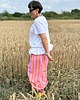 spodnie materiałowe damskie Balloon pants w paski p/r 3