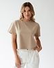 t-shirt damskie T-shirt Crop-Voila Hummus 4