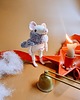 misie i maskotki Biała Myszka Lulek 1