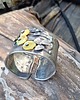 bransoletki wire wrapping Żółte kwiatki - bransoletka regulowana 2