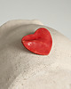 broszki Różowe serce, ceramiczna  broszka 1