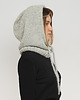 czapki damskie Balaclava DELMA - Szara - Handmade - Merino, alpaka, jedwab 1