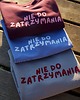 bluzy dla dziewczynki Bluza dziecięca NIE DO ZATRZYMANIA - szara 2