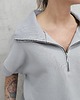 komplety damskie Amrita komplet bezrękawnik z zamkiem i spodenki Glacier Gray 4