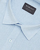 koszule męskie Koszula męska lniana lentini 00387 błękit classic fit 2