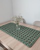 obrusy i serwetki Bieżnik szydełkowy prostokątny ze sznurka 45cmx95cm 4