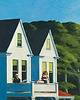 magnesy Second Story Sunlight -  E. Hopper - magnes 1
