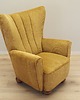 fotele Fotel musztardowy, skandynawski design, produkcja: Dania 6