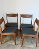 krzesła Kpl 4 krzeseł palisander vintage lata 60 Richbilt styl Johannes Andersen 2