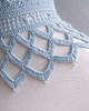 chokery Koronkowy naszyjnik light blue delikatny dodatek 3