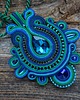 wisiory Elegancki naszyjnik soutache 5