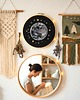 Ozdoby na ścianę Pełnia księżyca, haft w tamborku 24 cm 8
