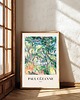 plakaty PLAKAT wystawowy, Paul Cezanne, kolorowy obraz 4