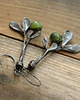 kolczyki wire wrapping nefryt - gałązki - kolczyki 1