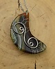 wisiory Wisiorek księżyc agat drzewo życia wire wrapping 6