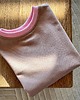t-shirt damskie Fantasy / nude - bawełniany t-shirt z kolorowym ściągaczem 1