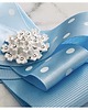 broszki Brosza Baby Blue z Kwiatkami New 3