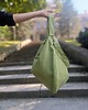 torby na ramię Duża torba worek zamszowa Limonka 2
