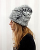 czapki damskie CZAPKA CHAPOOSIE Silver FrozenFlowers 2