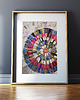 grafiki i ilustracje Mandala granatowa - plakat B2 1