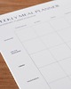 kalendarze i plannery Tygodniowy planner posiłków 6