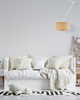 lampy wiszące Regulowana lampa sufitowa nad stół w stylu boho NEWA BOHO kloszem z rattanu 2