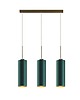 lampy wiszące Regulowana 3-punktowa lampa wisząca do kuchni BORNEO GOLD 2