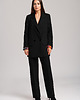 marynarki damskie Żakiet oversize Romeo Look 1604 czarny 1