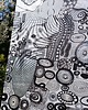 obrazy Ręcznie malowany 45x90 cm, srebrna wariacja pocałunku Klimta 1