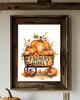 plakaty PLAKAT jesienny dynie farmers market ilustracja 2