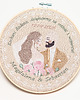 Ślub - inne Haft ślubny w tamborku 20 cm,pamiątka ślubna, podziękowania ślubne 6