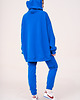 bluza z kapturem damska Hoodie Oversize Blue 8