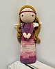 lalki Anioł stróż lalka maskotka szydełkowa handmade 2