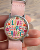 zegarki damskie Live Life Happy - Spring Zegarek HANDMADE 1