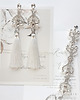 Biżuteria ślubna Amelia Tassel Line  Silver - kolczyki ślubne 1
