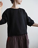 bluzki - inne Bluzka "COSMOS" black, len 100% 4