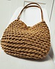 torby na ramię Torba na Ramię "Boho Weave Bag" kolor Karmelowy ze złotą nitką 3