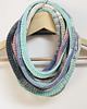 naszyjniki - inne Naszyjnik dzianinowy boho handmade bawełna 2