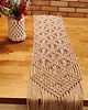 makramy Bieżnik na stół na komodę ozdoba stołu prezent dla mamy przyjaciółki 1