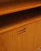 półki Regał tekowy, duński design, lata 70, produkcja: Dania 8