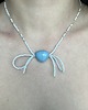 chokery Choker kryształem górskim 3